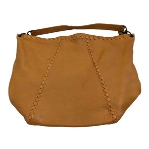 Bottega Veneta camel brown tan Cervo leather large hobo tote bag quiet luxury